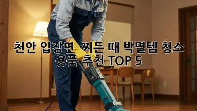 천안 입장면 🏡 찌든 때 박멸템! 청소 용품 추천 TOP 5 ✨