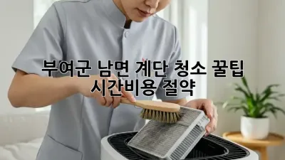 부여군 남면 계단 청소 꿀팁 🍯✨ 시간&비용 절약!
